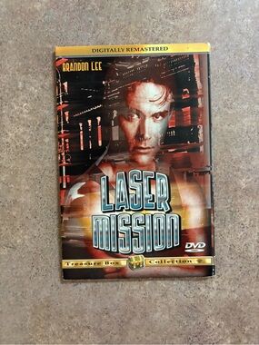 Laser Mission DVD - Brandon Lee - Red & Black Cover